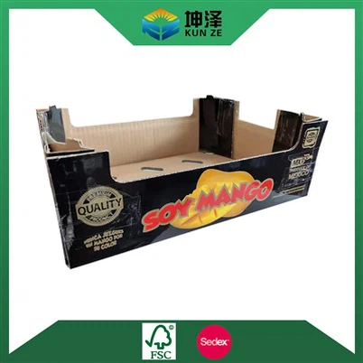 Упаковочные коробки для манго на экспорт
